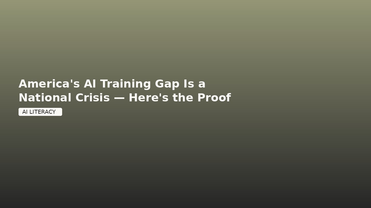 America's AI Training Gap - Harvest Kernel