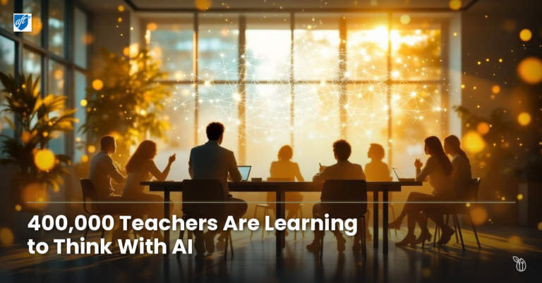 400,000 Teachers Are Learning to Think With AI — Not Just Use It