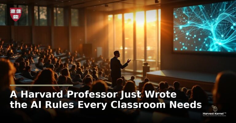 A Harvard Professor Just Wrote the AI Rules Every Classroom Needs