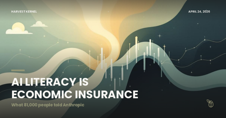 AI Literacy Is Economic Insurance: What 81,000 People Just Told Anthropic
