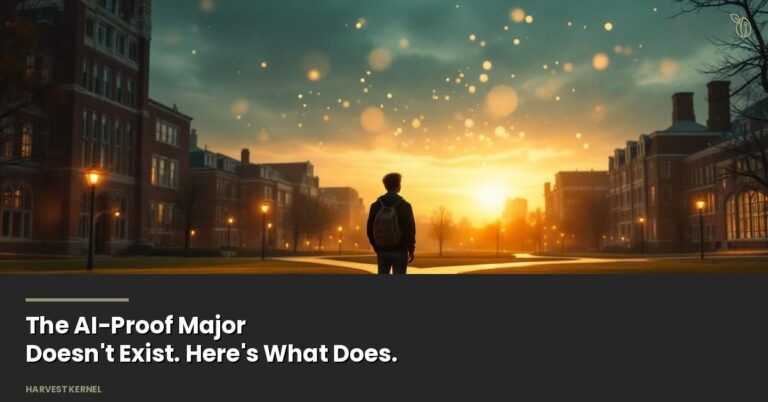 The AI-Proof Major Doesn’t Exist. Here’s What Does.