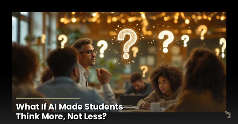 What If AI Made Students Think More, Not Less?