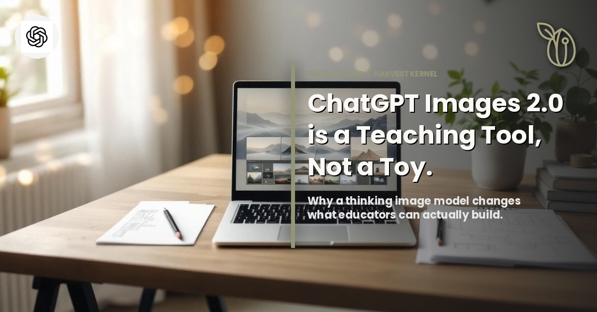 ChatGPT Images 2.0 is a Teaching Tool, Not a Toy