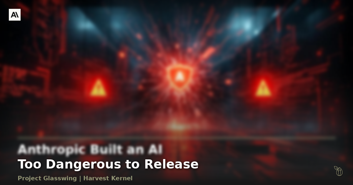 Anthropic Mythos Preview and Project Glasswing - Harvest Kernel