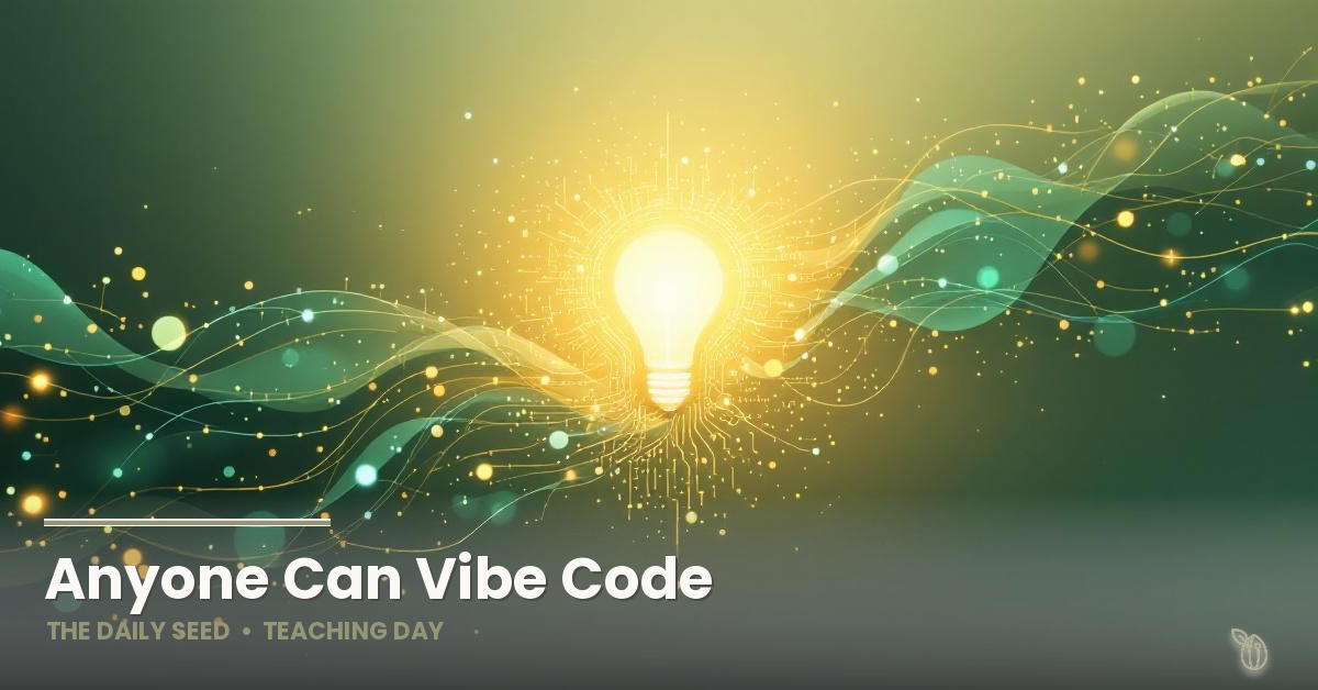 Anyone Can Vibe Code - Teaching Day