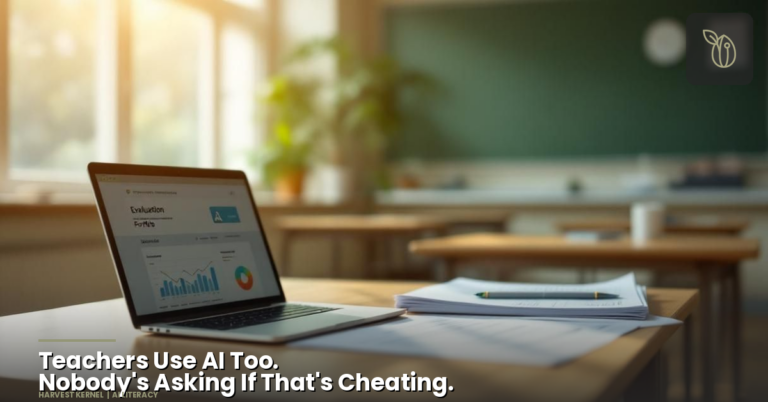 Teachers Use AI Too. Nobody’s Asking If That’s Cheating.