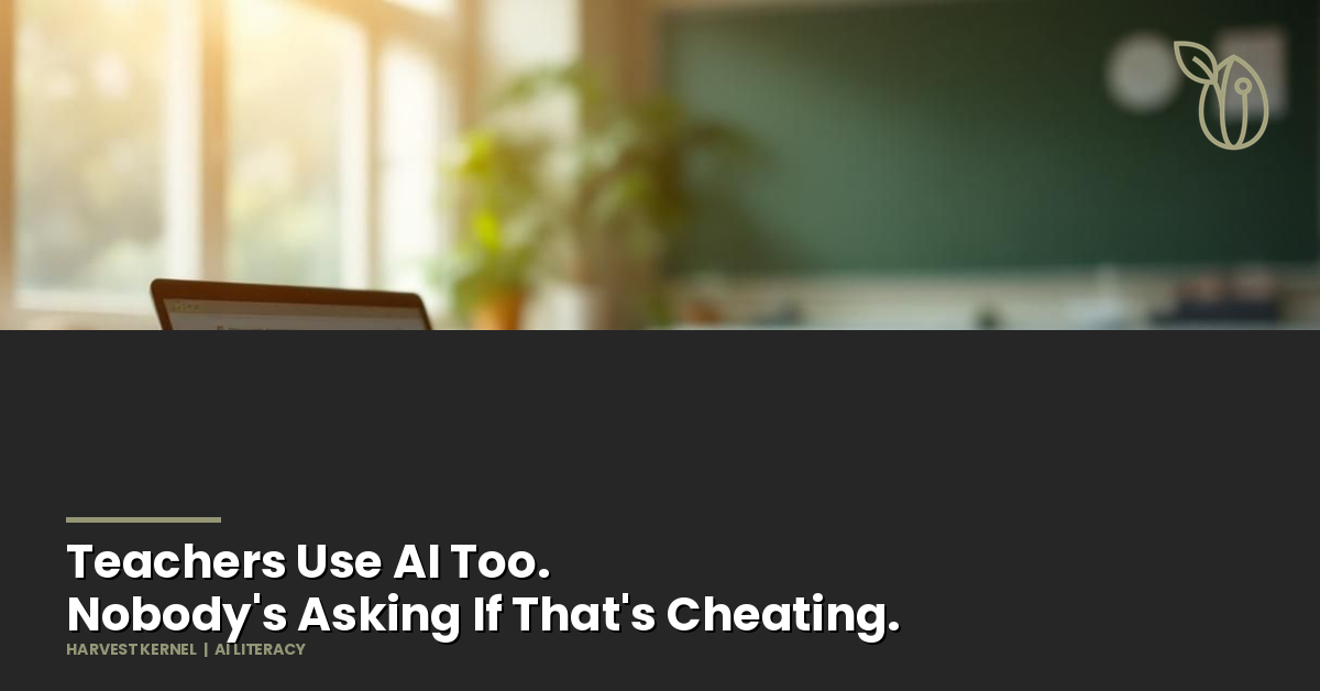 Teachers Use AI Too