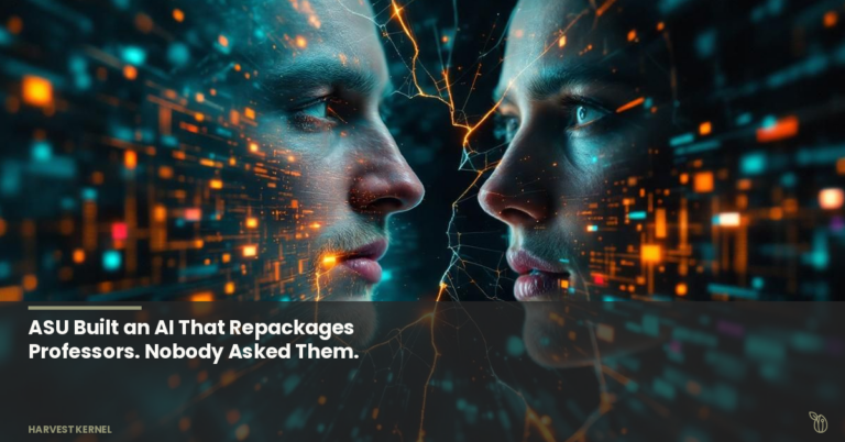 ASU Built an AI That Repackages Professors. Nobody Asked Them.