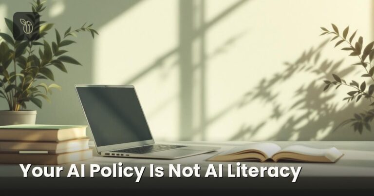Your AI Policy Is Not AI Literacy