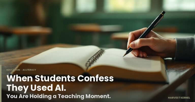 When Students Confess They Used AI, You Are Holding a Teaching Moment