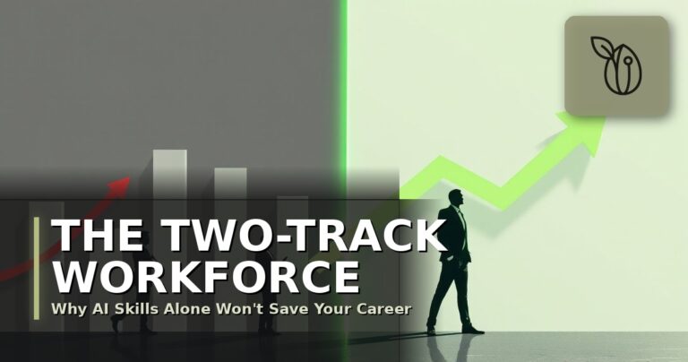 The Two-Track Workforce: Why AI Skills Alone Won’t Save Your Career