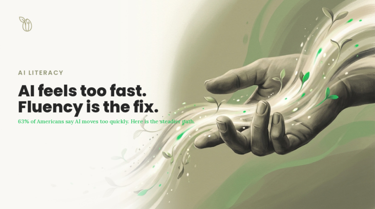 Most Americans Say AI Moves Too Fast. Here Is the Fix