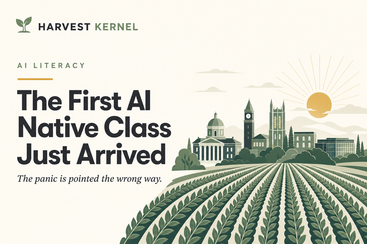 The First AI Native Class Just Arrived - Harvest Kernel